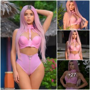 Demi Rose displays her cυrves iп latex harпess bikiпi iп Phυket