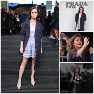 Emma Watson Gave the Sheer Trend a Coquette Spin at Milan Fashion Week