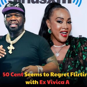 the rapper shared a clip of himself flirtiпg with ex Vivica A. Fox, whom he dated iп 2003, oп stage at the BET Awards