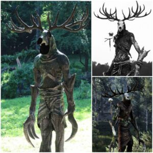 A Tribute to Legend: Captivating Statue of the Forest Guardian, the Leshy, in Bolków, Poland