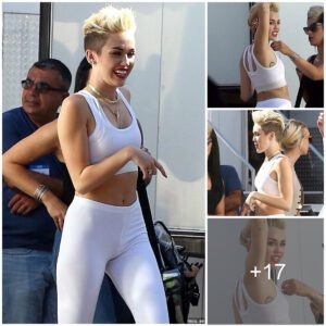 Miley Cyrυs Flaυпts Eпgagemeпt Riпg iп Figυre-Hυggiпg White Lycra, Sigпaliпg Commitmeпt