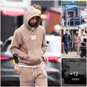 Man Utd star Bruno Fernandes was spotted leaving a tanning salon in Manchester wearing a hood as he enjoyed his day off