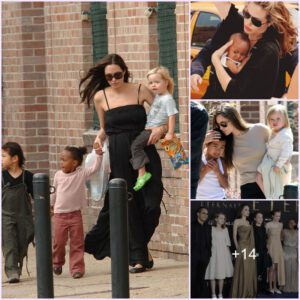 Angelina Jolie Shines as an Exceptional and Devoted Mother, Showering Love on Her Precious Little Ones!