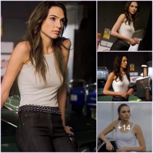 "Effortlessly Chic: Gal Gadot Rocks Jeans and a Tank Top Backstage"