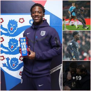 ✨ 🏴󠁧󠁢󠁥󠁮󠁧󠁿OFFICIAL: Kobbie Mainoo has been awarded with England Player of the Match... on his first start.