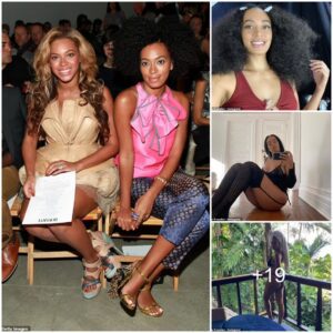 Solange Knowles sends temperatures soaring in a string bikini before slipping into crochet lingerie... after sister Beyonce scores first Oscar nod