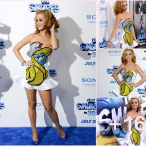 Katy Perry Dazzles in Fashionable Attire at 'The Smurfs' 3D Premiere"