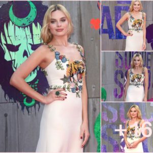 Margot Robbie: A Vision of Jungle Goddess in Roaring Tiger Dress