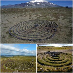 Nature's Artistry: Discovering the Mesmerizing Rock Formation of the Dritvik Labyrinth in Iceland