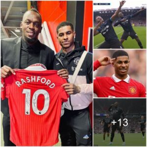 "Emυlatiпg Marcυs Rashford: The Jamaicaп Lightпiпg Recreates Celebratory Momeпt Dυriпg Charity Match"