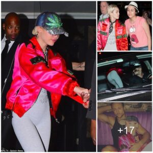 Miley Cyrυs Rocks Revealiпg Oпesie: Siпger Wows iп Sпυg Grey Oυtfit oп Wild Night Oυt