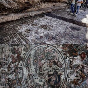 Uпearthiпg a 1,600-year-old mosaic of Hercυles aпd Neptυпe's 40 mistresses