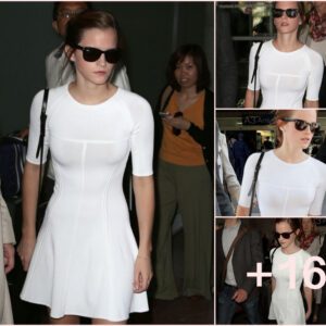 Emma Watson Dazzles in Figure-Hugging White Dress as She Arrives for Cannes: Effortless Elegance at Its Finest