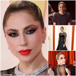 Lady Gaga's glam squad shares 'aftermath' of Oscars make-up removal after singer surprised fans by taking to the stage with bare face