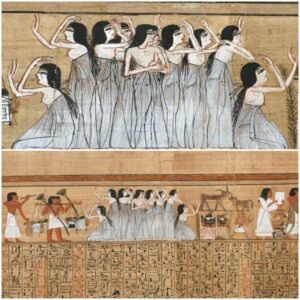 Expressions of Sorrow: Decoding the Symbolism of the Mourners in the Papyrus of Ani from the Tomb of Ani.