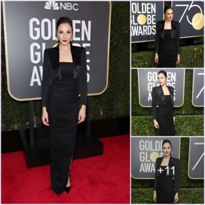 Gal Gadot Shines Bright at the 75th Annual Golden Globe Awards in Beverly Hills