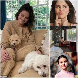 Selena Gomez poses with her beloved dogs as she assures fans her new Rare Beauty line 'will be 100% vegan and cruelty-free'