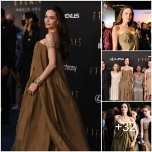 Angelina Jolie and Her Children: A Glamorous Family Affair at the Marvel’s ‘The Eternals’ Premiere