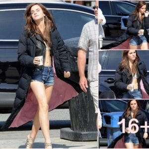 Emma Watson Stuns in Venice Beach Filming: Sexy and Stunning"