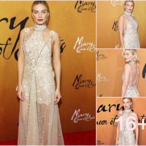 Margot Robbie Stuns in Sheer Trousers: A Shift from Naked Dresses in the World of Fashion