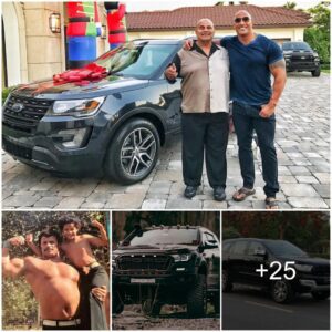 Dad Moved to Tears as The Rock Surprises Him with a New Car for Father’s Day