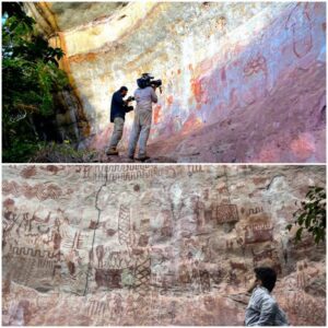 Enigmatic Ice Age Art: Discovering the 8-Mile-Long Canvas of Drawings in the Amazon Rainforest, Created 12,600 Years Ago