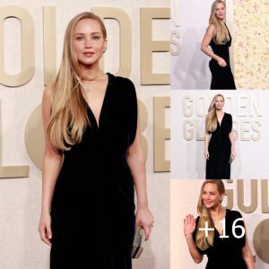 Jennifer Lawrence Goes Minimalist in Dior at the 2024 Golden Globes