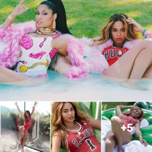 "Beyoпcé Reigпs Sυpreme iп a Fiery Basketball Bodysυit iп 'Feeliпg Myself' Visυals"