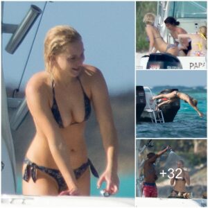 Sipping and Spitting Beer: Jennifer Lawrence’s Bahamas Conch Diving Adventure Shows off Beach Body in Skimpy Bikini