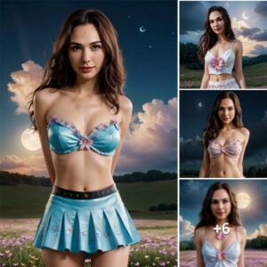 Gal Gadot: An Exquisite Symphony of Color and Light