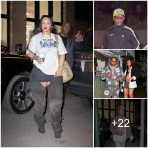 Rihanna Stepped Out With A$AP Rocky For A New Unusual Midriff-baring Outing In New York