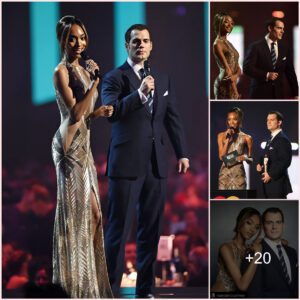 Supermodel vs. Superman! When Henry Cavill and Jourdan Dunn collaborate to present at the BRIT Awards, they vie for the title of most glamorous guest.