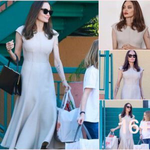 Angelina Jolie Radiates Stunning Sensuality in Ulyana Sergeenko Ensemble