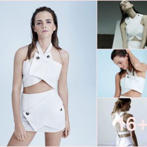 "Emma Watson Stuns in Origami Cropped Top at Flaunt Magazine Party"