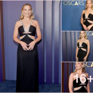 Margot Robbie Electrifies in Modern Black Dress at Governors Awards, Ditching the Pink