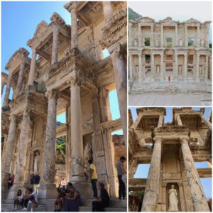 Walking Through History: Exploring the Treasures of Ephesus, Turkey's Ancient City.