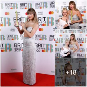 Taylor Swift Radiates British Elegance at The BRIT Awards 2021At the prestigious BRIT Awards 2021, Taylor Swift, the global superstar, graced the event with her timeless elegance and undeniable charm, captivating audiences with her British-inspired ensemble and radiant presence. As she took to the stage to accept her award and deliver a mesmerizing performance, Swift’s effortless grace and sophistication stole the spotlight, leaving a lasting impression on fans and critics alike.Taylor Swift poses backstage with the award for Global Icon during The BRIT Awards 2021 at The O2 Arena on May 11, 2021 in London, England.Taylor Swift, winner of the Global Icon award poses in the media room during The BRIT Awards 2021 at The O2 Arena on May 11, 2021 in London, England.