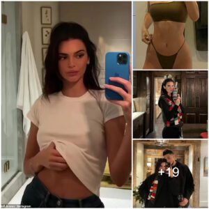 Kendall Jenner shows off toned abs while posing for a sexy mirror selfie in only underwear from sister Kim Kardashian's SKIMS line