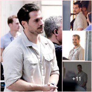 Oh my! Henry Cavill, at 40 years old, shows no signs of aging as he unwittingly falls into the lens of a photographer on the film set.