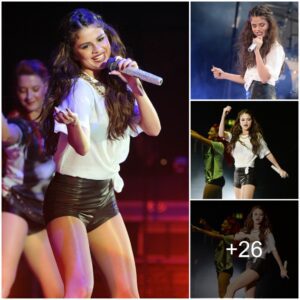 Selena Gomez Shines on London Stage, Trading Teen Queen Image for Leather Hotpants Glamour