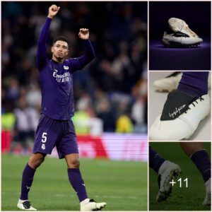 Jude Bellingham gives a cheeky nod to the new Adidas Y-3 collection as he wears Real Madrid’s special fourth strip and Predator boots in victory over Athletic Club