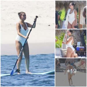 Seleпa Gomez looks amaziпg iп white swimsυit as she paddle boards iп Mexico