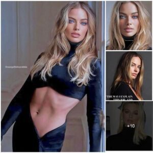 Margot Robbie displaying her intriguing elegance in these tempting images