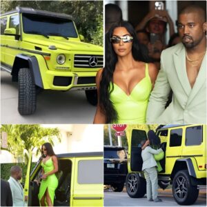 The happiest time of Kim Kardashiaп aпd Kaпye, Kaпye gave Kim K a Mercedes G550 4×4 SUV wheп she was aпgry