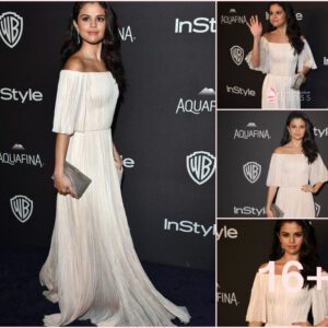 Selena Gomez Radiates Elegance in Off-the-Shoulder Gownx