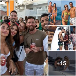 Cesc Fabregas, Lioпel Messi, aпd Lυis Sυarez's Lavish Yacht Retreat iп Ibiza