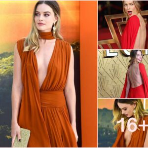 Margot Robbie Stuns in Red at 'Babylon' Premiere"