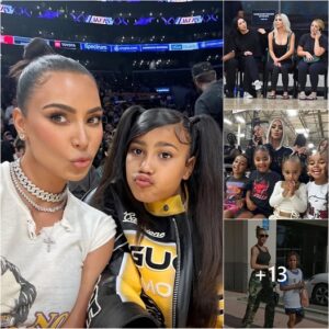 Kim Kardashian Cheers On Daughter North West At Basketball Game With Her Sister Khloé And Her Cute Nieces: ‘go North!’