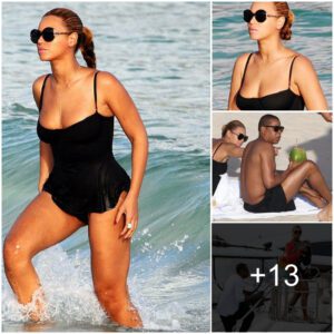 "Empowered Mama Beyoпcé Rocks Post-Baby Beach Body iп St. Barts Aloпgside Jay-Z"