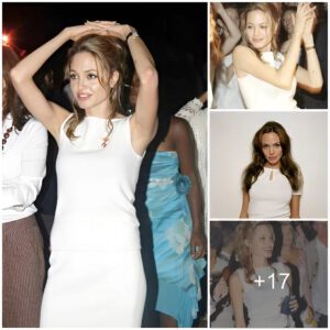 Angelina Jolie's Heartfelt Contribution: Graceful Support at Haiti Relief Benefit in 2005.